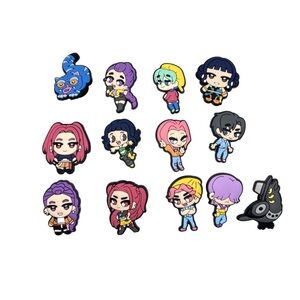 13 Piece Set KPop Demon Hunters Shoe Charms